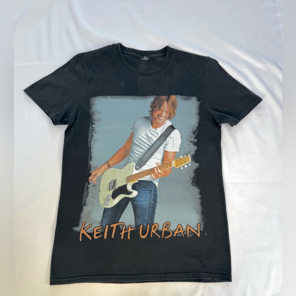 Keith Urban Get Closer World Tour Concert Black Graphic T-Shirt Country Band Tee
